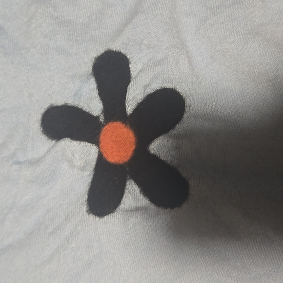 Aaeda Sweater Floral Blue Shirt XL Top - Picture 4 of 6